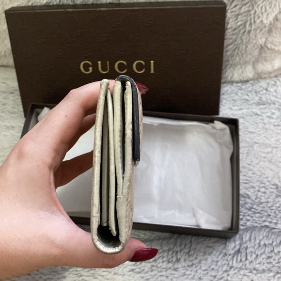 💛Gucci Long Wallet Guccissima Leather Beige💛 - Picture 6 of 12